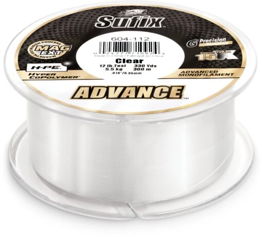 Sufix Advance Clear Monofilament 250-330 Yard Spools -Fishing Gear Shop 12721487740983 scaled