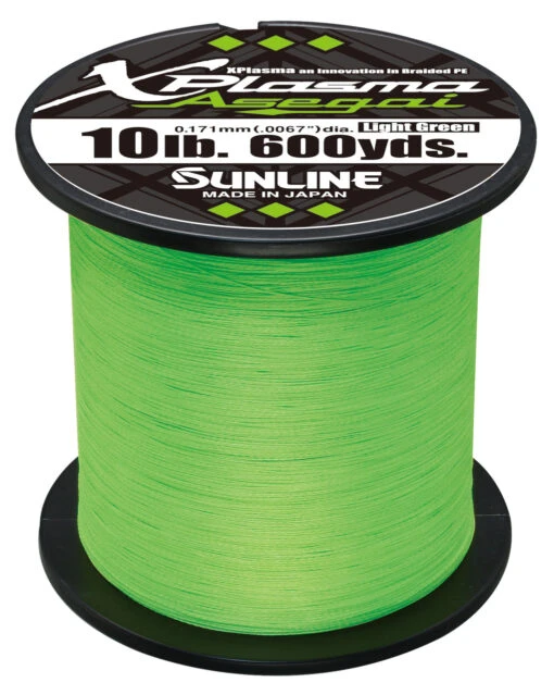 Sunline Xplasma Asegai Green Braided Line 600 Yards -Fishing Gear Shop 14148368760887