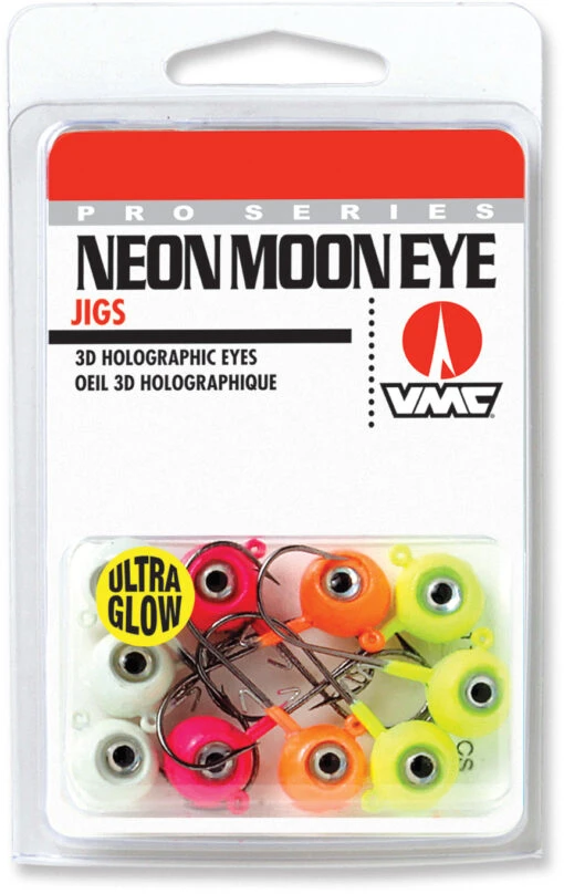 VMC Neon Moon Eye Jig Glow Kit -Fishing Gear Shop 31310383186009