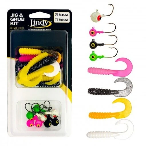 Lindy Jig And Grub Kit -Fishing Gear Shop 31449207439449