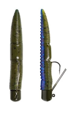 Lunkerhunt Pre-Rigged Finesse Worm 3 Inch Ned Rig Stickbait -Fishing Gear Shop 31535411953753