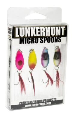 Lunkerhunt Micro Spoon 4-Piece Multi Pack -Fishing Gear Shop 31537688936537