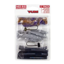 YUM Ned Rig Essentials 17-Piece Kit -Fishing Gear Shop 32102421495897