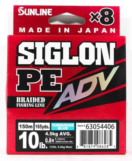 Sunline PEx8 ADV Braid Blue 165 Yards -Fishing Gear Shop 32228121116761