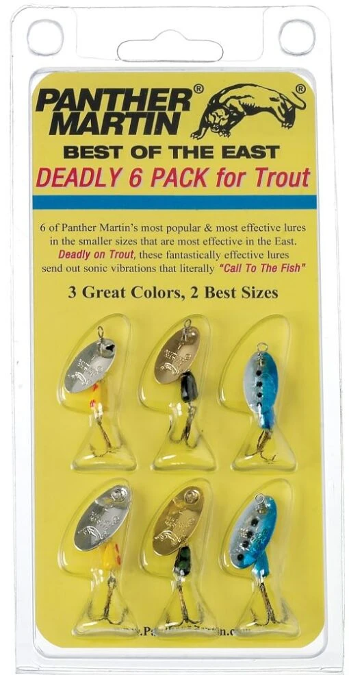 Panther Martin Best Of The East 6 Pack Spinner Kit -Fishing Gear Shop 39551995707481