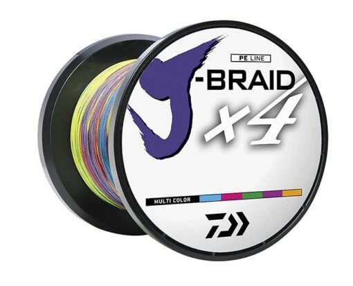 Daiwa J-Braid X4 Braided Line 330 Yards Multi-Color -Fishing Gear Shop 39620775805017