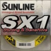 Sunline SX1 Braid High-Vis Yellow Leader 125 Yd -Fishing Gear Shop 39740015116377