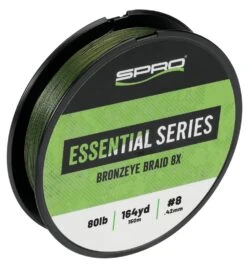 SPRO Bronzeye Braid 8x Moss Green 164 Yards -Fishing Gear Shop 39782028476505