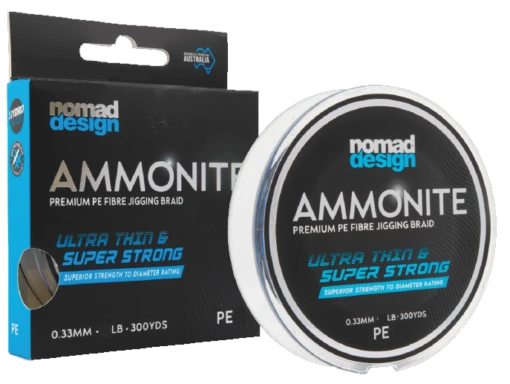 Nomad Design Ammonite Premium Jigging Braid -Fishing Gear Shop 40084097368153