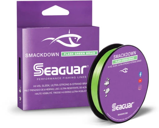 Seaguar Smackdown Braid 300 Yards Flash Green -Fishing Gear Shop 40405774172249