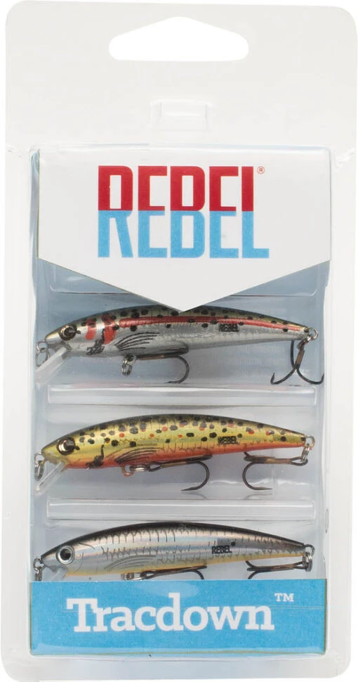 Rebel Tracdown Minnow 3-Piece Variety Pack -Fishing Gear Shop 40412333998169