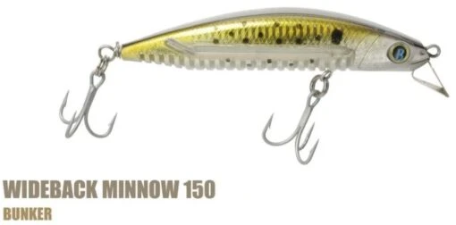 Ocean Born Wideback Minnow 150mm Floating -Fishing Gear Shop Bunker