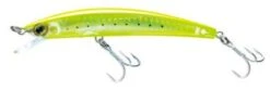 Yo-Zuri Crystal 3D Minnow Sinking 5 1/4″ -Fishing Gear Shop Chartreuse 5