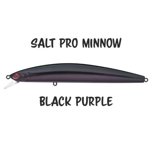 Daiwa Salt Pro Minnow -Fishing Gear Shop Daiwa Salt Pro Minnow 34 Black Purple