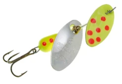 Panther Martin DualFlash Twin Blade Inline Spinner -Fishing Gear Shop Duel Flash Chartreuse Silver