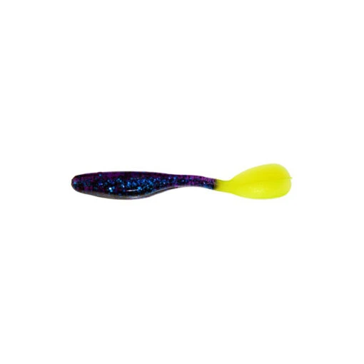 Gambler 4″ Flapp’n Shad -Fishing Gear Shop Gambler 4 inch Flappn Shad Purple Chartreuse F40215