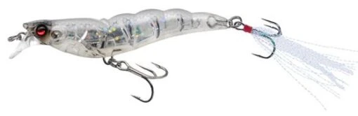 Yo-Zuri Crystal 3D Shrimp 3 1/2 -Fishing Gear Shop HolographicGhostShrimp 1