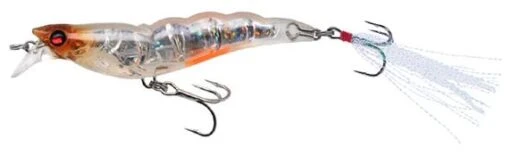 Yo-Zuri Crystal 3D Shrimp 3 1/2 -Fishing Gear Shop HolographicTigerShrimp 1