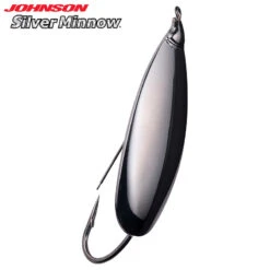 Johnson Silver Minnow -Fishing Gear Shop Johnson Silver Minnow Black