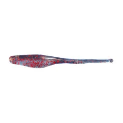 KWigglers Ball Tail Shad -Fishing Gear Shop KWigglers Ball Tail Shad Clear Red Metal Flake