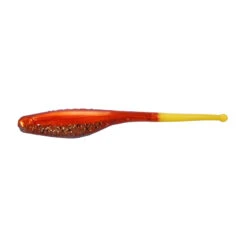 KWigglers Ball Tail Shad -Fishing Gear Shop KWigglers Ball Tail Shad Natural Two Tone Chartreuse