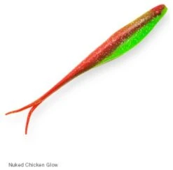 Zman Scented Jerk Shadz 5″ -Fishing Gear Shop NuclearChickenGlow