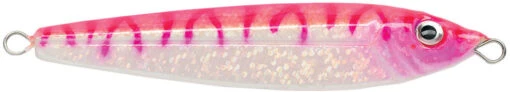 P-Line Laser Minnow 1 Oz. Jigging Spoon -Fishing Gear Shop PLM 20 HG GLowPinkTiger