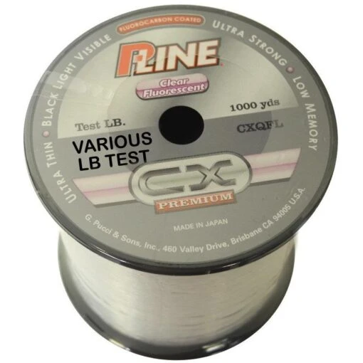 P-Line CX Premium Clear Fluorescent Co-Polymer Fishing Line -Fishing Gear Shop P LINE CX CLEAR 1000 YDS d20f50a1 d88f 433f bf45 22a4e7640ec5