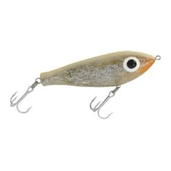 Paul Brown’s Floating Fat Boy Suspending Twitchbait -Fishing Gear Shop Paul Brown Fat Boy 15 Bone Back Silver Whisker Glitter 1