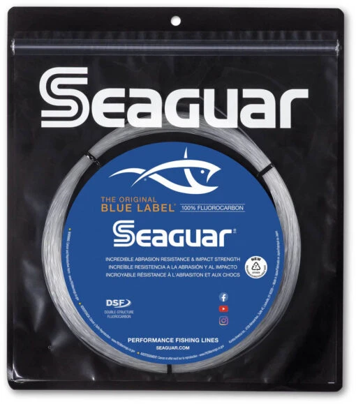 Seaguar Blue Label Fluorocarbon Big Game Leader Coil 30 Yards -Fishing Gear Shop Seaguar pkg BigGameBlueLabel main