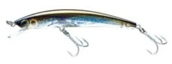 Yo-Zuri Crystal 3D Minnow Sinking 5 1/4″ -Fishing Gear Shop SilverBronze 2