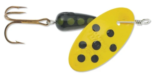 Panther Martin Spotted Undressed Inline Spinner -Fishing Gear Shop Spotted Yellow Black