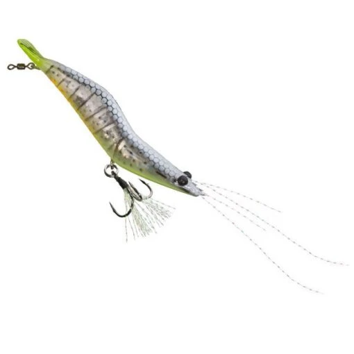 Unfair Lures Rattlin’ Shrimp -Fishing Gear Shop Unfair Lures Pauls Rattlin Shrimp 09 Liveglow Chartreuse