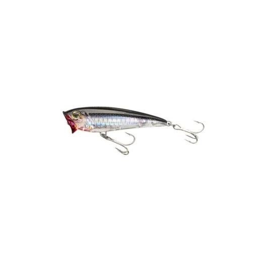 Yo-Zuri 3D Inshore Popper 2 3/4″ -Fishing Gear Shop Yo Zuri 3D Inshore Popper Silver Black