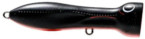 Nomad Design Chug Norris Freshwater/Inshore Popper -Fishing Gear Shop matte black red belly